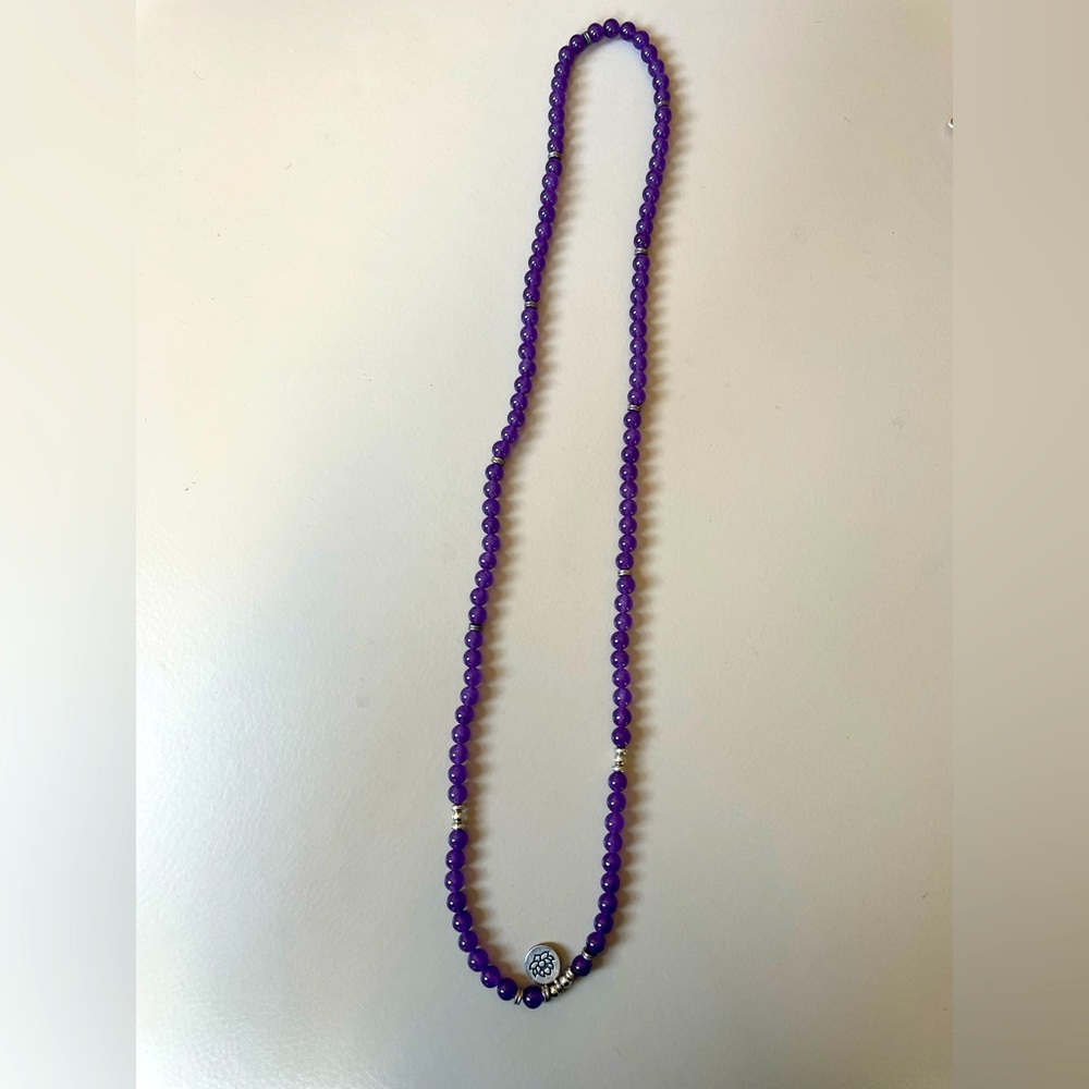 Bundle of 6 necklaces. Two have matching earrings.